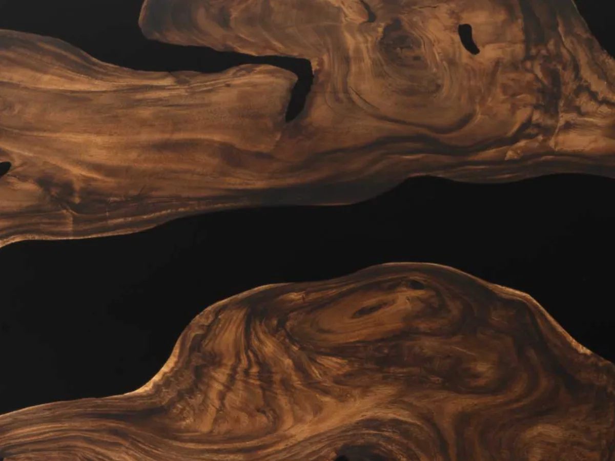 Walnut material sample